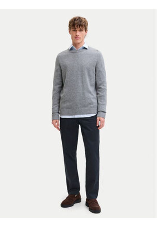 Jack & Jones Chinosy Stollie 12292970 Granatowy Regular Fit. Kolor: niebieski. Materiał: bawełna