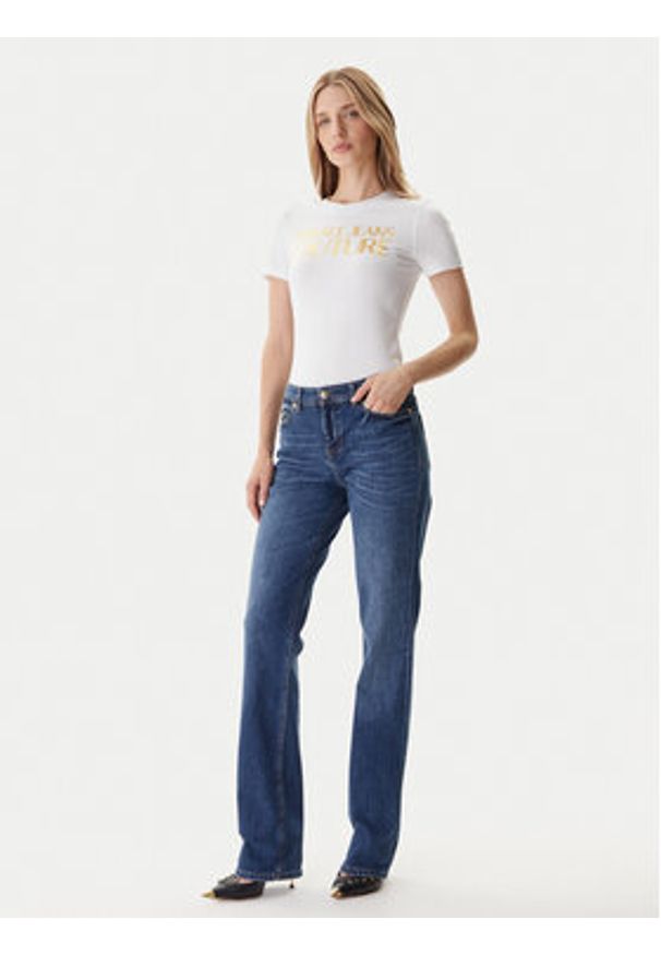 Versace Jeans Couture Jeansy 79HAB581 CDWAC Granatowy Regular Fit. Kolor: niebieski