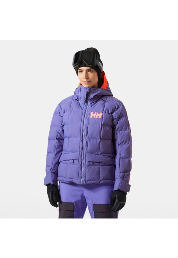 Damska kurtka narciarska Helly Hansen Emiko Ridable. Kolor: fioletowy. Sezon: zima. Sport: narciarstwo