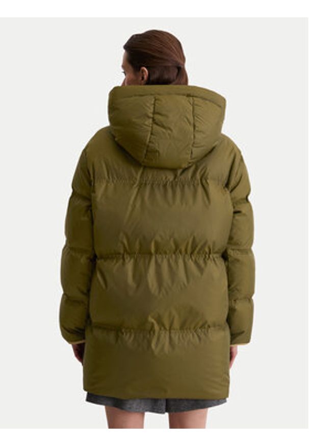 Marc O'Polo Kurtka puchowa 509 1119 70183 Zielony Regular Fit. Typ kołnierza: polo. Kolor: zielony. Materiał: syntetyk