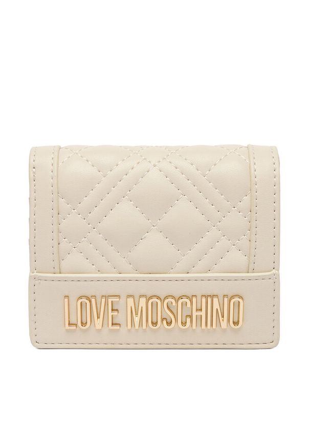 Love Moschino - Portfel LOVE MOSCHINO. Kolor: kremowy
