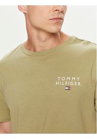 TOMMY HILFIGER - Tommy Hilfiger T-Shirt Logo UM0UM02916 Zielony Regular Fit. Kolor: zielony. Materiał: bawełna