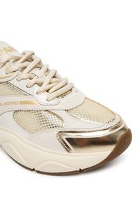 Karl Lagerfeld - KARL LAGERFELD Sneakersy KL65624M Złoty. Kolor: złoty. Materiał: skóra #4