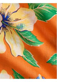 Polo Ralph Lauren Koszula 710B14226001 Pomarańczowy Classic Fit. Typ kołnierza: polo. Kolor: pomarańczowy. Materiał: len #7