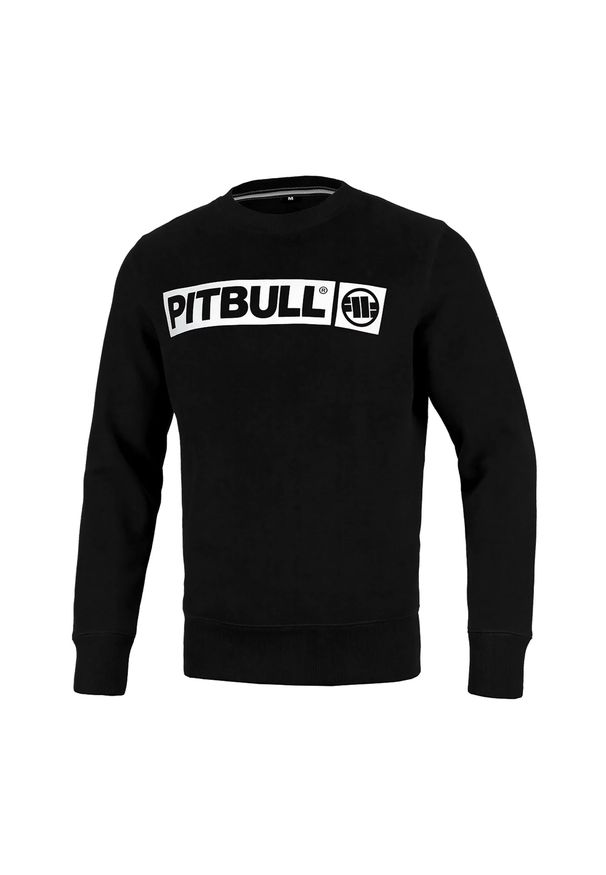 PITBULL - Bluza sportowa męska Pitbull West Coast Crewneck Hilltop Terry Group. Kolor: czarny