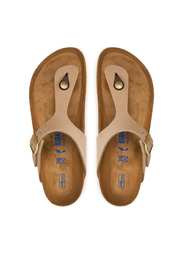 Japonki Birkenstock. Kolor: beżowy