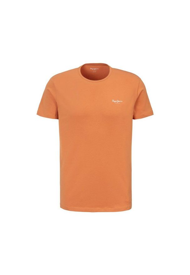 Koszulka Pepe Jeans Original Basic 3N. Kolor: pomarańczowy