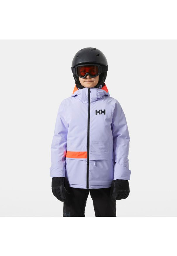 Dziewczęca kurtka narciarska Helly Hansen Stellar 2.0. Kolor: fioletowy. Sezon: zima. Sport: narciarstwo