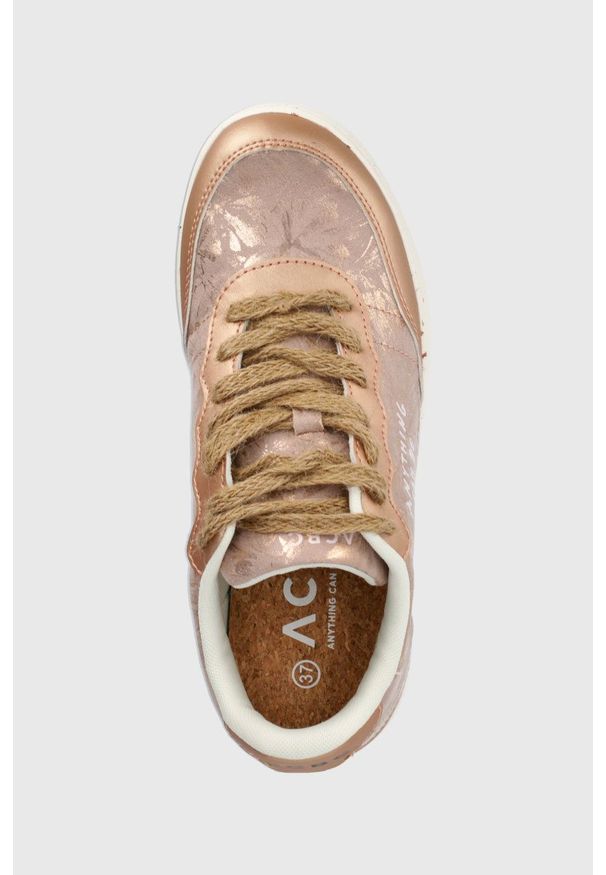 ACBC buty kolor różowy. Nosek buta: okrągły. Zapięcie: sznurówki. Kolor: różowy. Materiał: materiał, włókno, guma, poliester, kauczuk