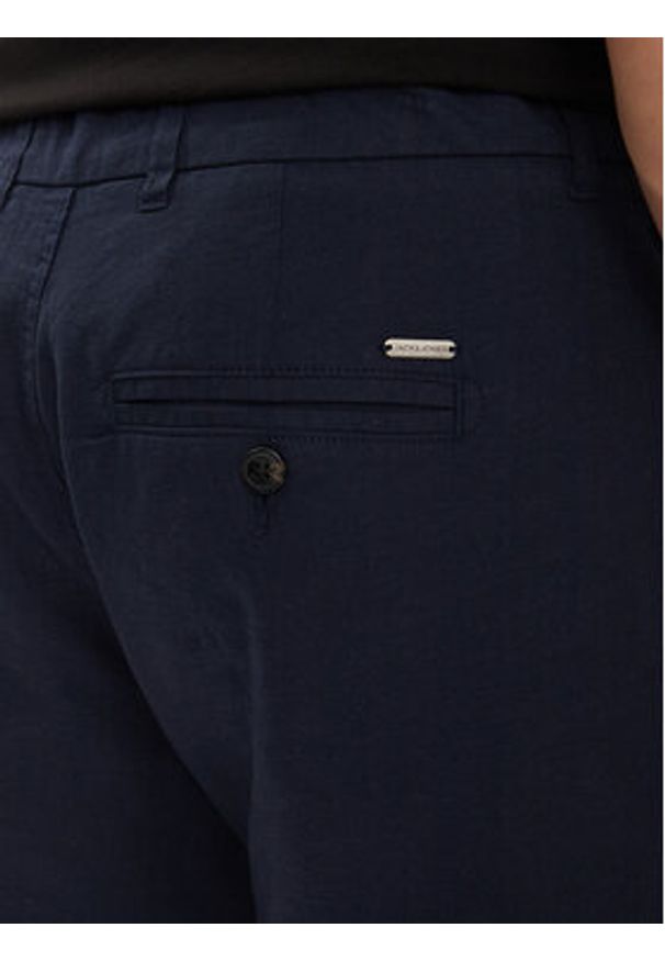 Jack & Jones Szorty materiałowe Stace 12248627 Granatowy Tapered Fit. Kolor: niebieski. Materiał: bawełna