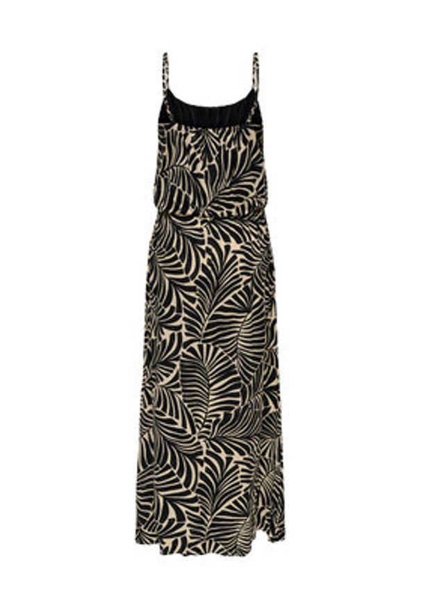 only - ONLY Sukienka letnia Nova 15222217 Czarny Regular Fit. Kolor: czarny. Materiał: wiskoza. Sezon: lato