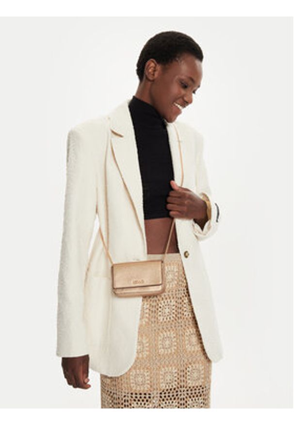 Liu Jo Torebka Ecs S Crossbody AF4278 E0087 Złoty. Kolor: złoty. Materiał: skórzane