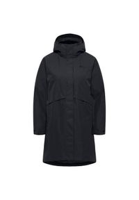Kurtka uniwersalna damska Jack Wolfskin Baylight 3in1. Typ kołnierza: kaptur. Kolor: czarny. Materiał: syntetyk. Długość: długie