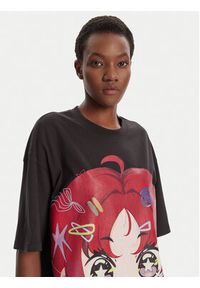 Hugo - HUGO T-Shirt 50545061 Czarny Oversize. Kolor: czarny. Materiał: bawełna #3