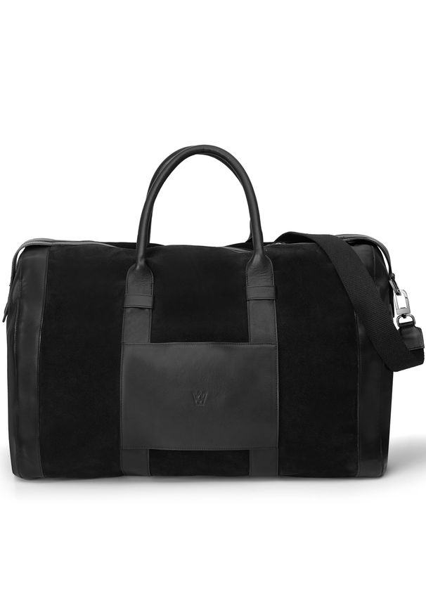 W.KRUK - Torba Weekendowa Freedom Elements. Materiał: zamszowe, skórzane. Styl: elegancki