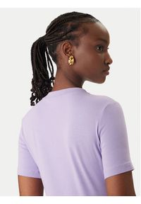 Versace Jeans Couture Sukienka codzienna 80HAOE01 CJ02E Fioletowy Slim Fit. Okazja: na co dzień. Kolor: fioletowy. Materiał: bawełna. Typ sukienki: proste. Styl: casual #4