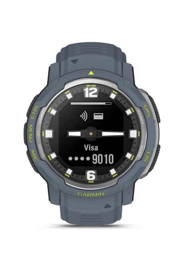 GARMIN - Garmin Instinct Crossover Standard Granatowy. Kolor: niebieski