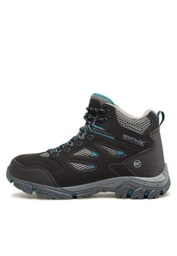 Regatta Trekkingi Lady Holcomber Iep Mid RWF573 Czarny. Kolor: czarny. Materiał: skóra