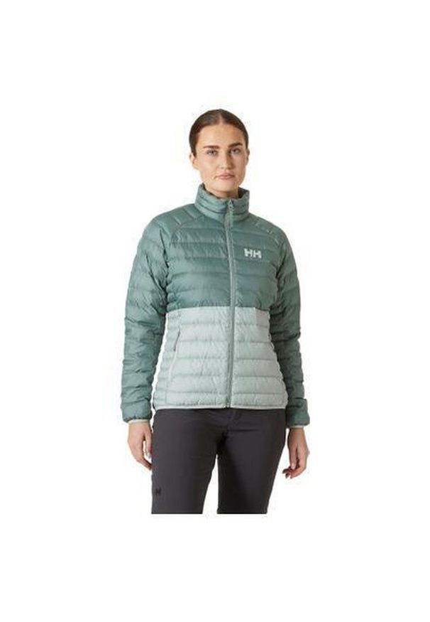 Damska kurtka ocieplana Helly Hansen Banff. Kolor: zielony. Materiał: puch. Sezon: zima. Sport: narciarstwo