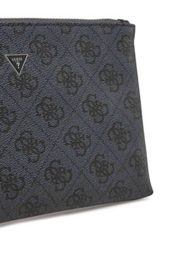 Guess Saszetka PMHULO P5237 Czarny. Kolor: czarny. Materiał: skóra