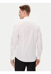 Calvin Klein Koszula K10K112587 Biały Slim Fit. Kolor: biały. Materiał: bawełna