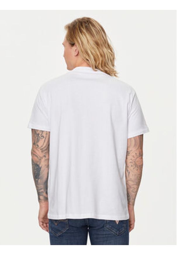 Guess T-Shirt M4YI02 I3Z14 Biały Regular Fit. Kolor: biały. Materiał: bawełna