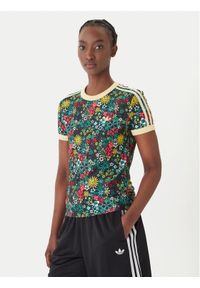 Adidas - adidas T-Shirt Liberty London 3-Stripes KD5560 Kolorowy Regular Fit. Materiał: syntetyk. Wzór: kolorowy #1