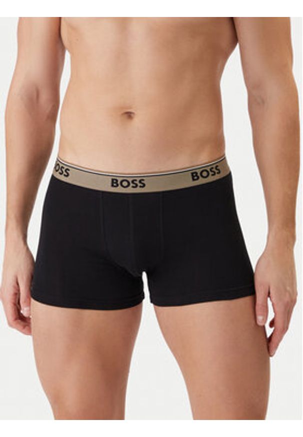 BOSS Komplet bokserek 50554693 Czarny. Kolor: czarny. Materiał: bawełna
