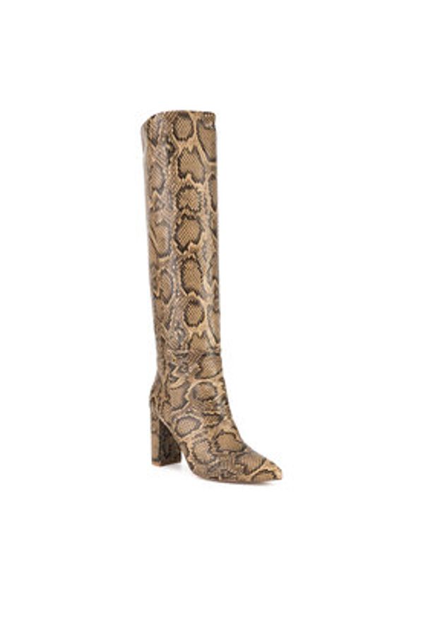 MEXX Kozaki MI001805743W Beżowy. Kolor: beżowy. Materiał: materiał