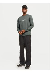 Jack & Jones Longsleeve Charlie 12265426 Szary Regular Fit. Kolor: szary. Materiał: syntetyk, bawełna. Długość rękawa: długi rękaw #3