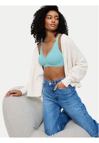 Triumph Biustonosz bezfiszbinowy True Shape Sensation 10218244 Niebieski. Kolor: niebieski. Materiał: syntetyk #3