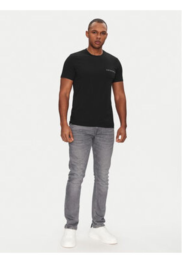Emporio Armani Underwear Komplet t-shirtów EM000391 AF10779 MC108 Czarny Regular Fit. Kolor: czarny. Materiał: bawełna