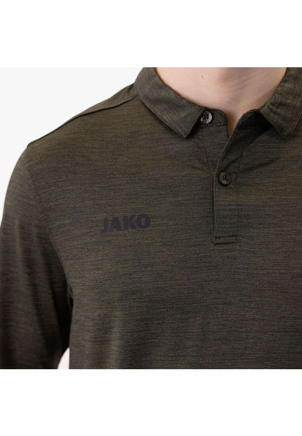 Polo Jako Premium Basics. Typ kołnierza: polo. Kolor: zielony. Sport: piłka nożna