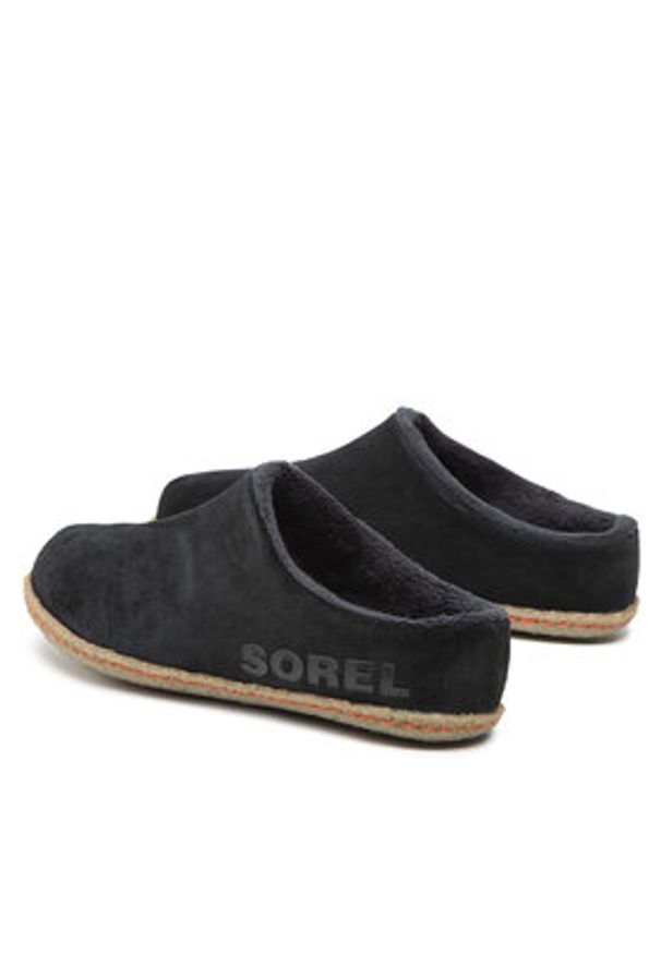 sorel - Sorel Kapcie Youth Lanner Ridge™ II NY3926 Czarny. Kolor: czarny. Materiał: skóra, zamsz