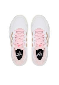 Adidas - adidas Buty do tenisa Courtjam Control 3 JP9739 Biały. Kolor: biały. Materiał: materiał. Sport: tenis #4