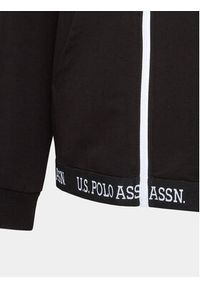 U.S. Polo Assn. Bluza Lounge 16599 Czarny Regular Fit. Typ kołnierza: polo. Kolor: czarny. Materiał: bawełna