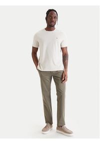 TOMMY HILFIGER - Tommy Hilfiger T-Shirt Ess Seasonal MW0MW39995 Beżowy Regular Fit. Kolor: beżowy. Materiał: bawełna #2