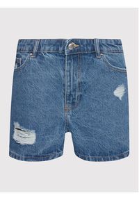 only - ONLY Szorty jeansowe Jagger 15245695 Niebieski Mom Fit. Kolor: niebieski. Materiał: bawełna #4