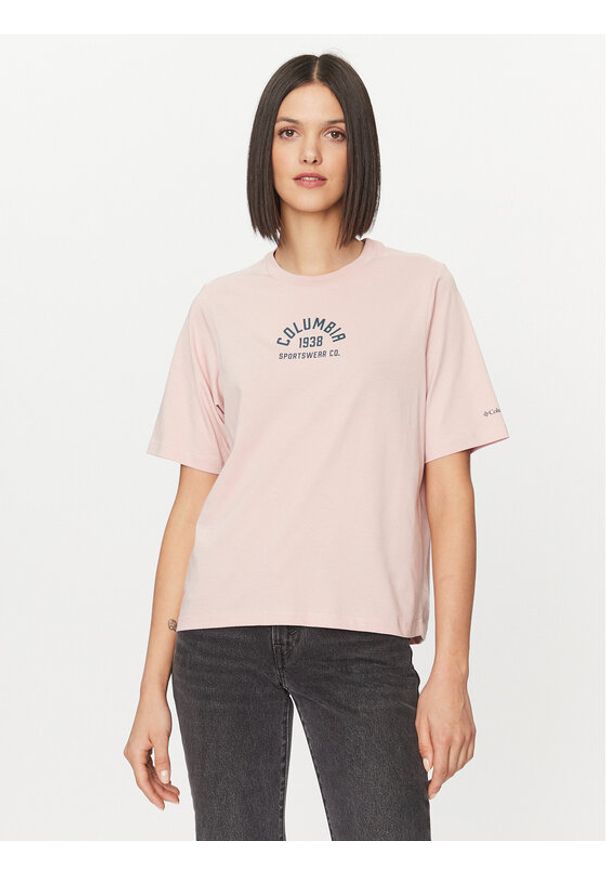 columbia - T-Shirt Columbia. Kolor: czerwony
