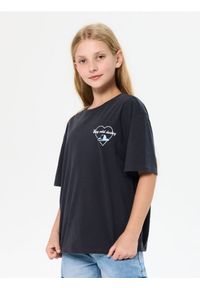 Sinsay - Bawełniana koszulka z krótkim rękawem - szary. Kolor: szary. Materiał: bawełna. Długość rękawa: krótki rękaw. Długość: krótkie #1