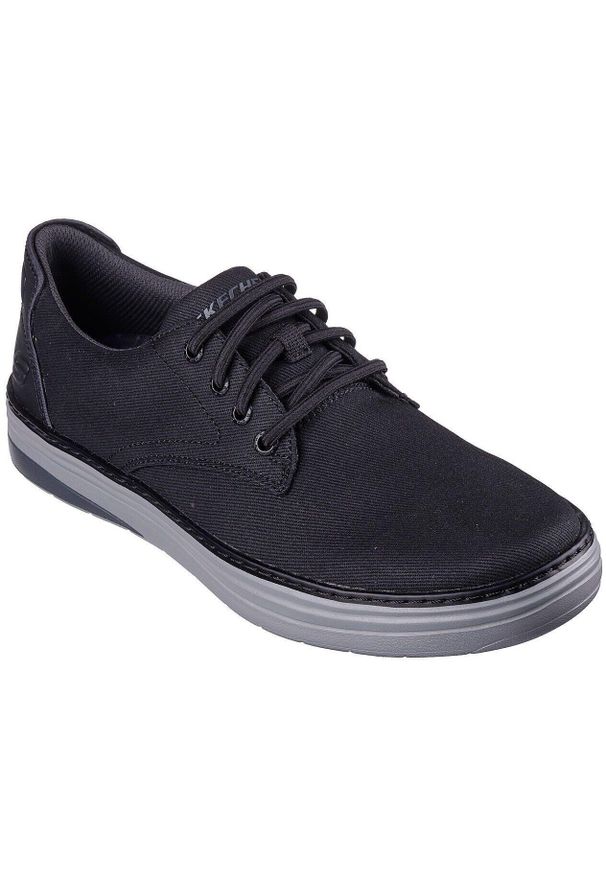skechers - Adidasy Skechers Hyland - Ratner, Mężczyźni. Kolor: czarny. Materiał: materiał