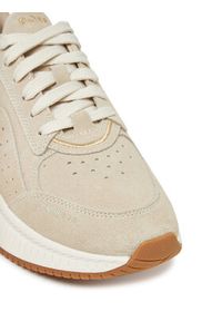 BOSS Sneakersy Ttnmevo 50536421 Beżowy. Kolor: beżowy. Materiał: zamsz, skóra