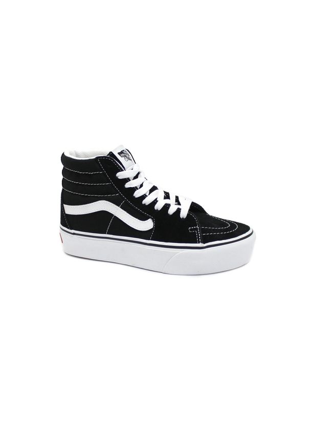 Tenisówki Vans Model Sk8-hi Platform 2.0 Kolor Czarny. Kolor: czarny. Materiał: materiał, syntetyk, guma. Obcas: na platformie. Model: Vans SK8. Sport: turystyka piesza