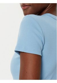 Hugo - HUGO T-Shirt Easy 50523924 Niebieski Slim Fit. Kolor: niebieski. Materiał: bawełna #8