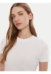 Calvin Klein T-Shirt LV044C216G Biały Regular Fit. Kolor: biały. Materiał: bawełna #3