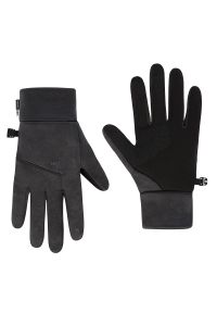 Rękawiczki The North Face Etip Hardface 0A3M5GKS71 - czarne. Kolor: czarny. Materiał: poliester, materiał, polar, elastan. Wzór: aplikacja. Sezon: zima