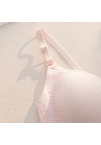 Intica - Biustonosz bezszwowy bez fiszbin codzienny elegancki Sibylle. Kolor: zielony. Materiał: materiał, skóra #7