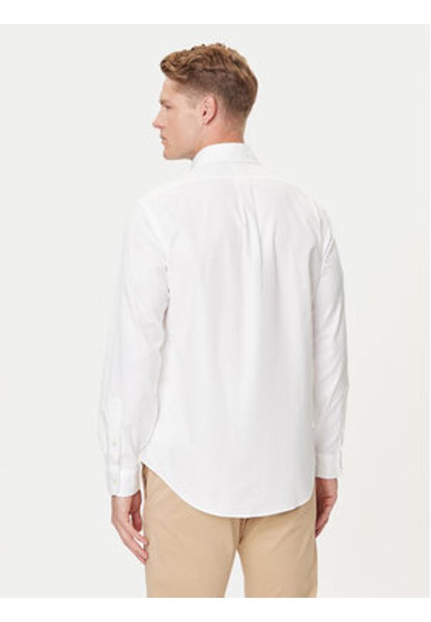Polo Ralph Lauren Koszula 710P06688002 Biały Custom Fit. Typ kołnierza: polo. Kolor: biały. Materiał: bawełna