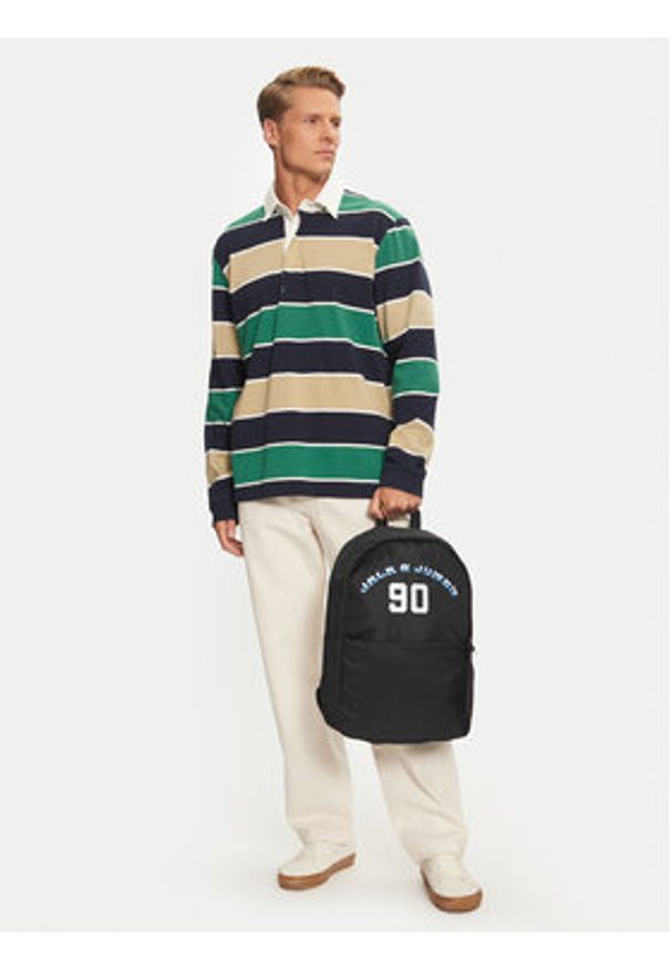 Jack & Jones - Jack&Jones Plecak Kayser 12236472 Czarny. Kolor: czarny. Materiał: materiał, poliester