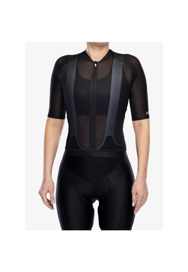 Koszulka rowerowa damska POC Air Jersey. Kolor: czarny. Materiał: jersey. Sport: kolarstwo
